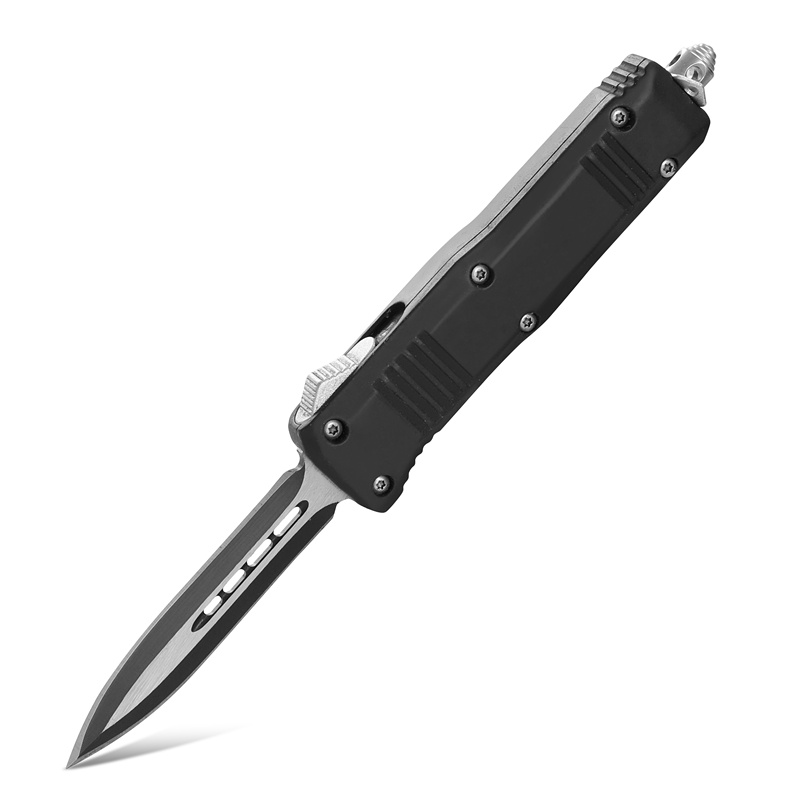블랙 스틸 대거 OTF 스위치블레이드 나이프