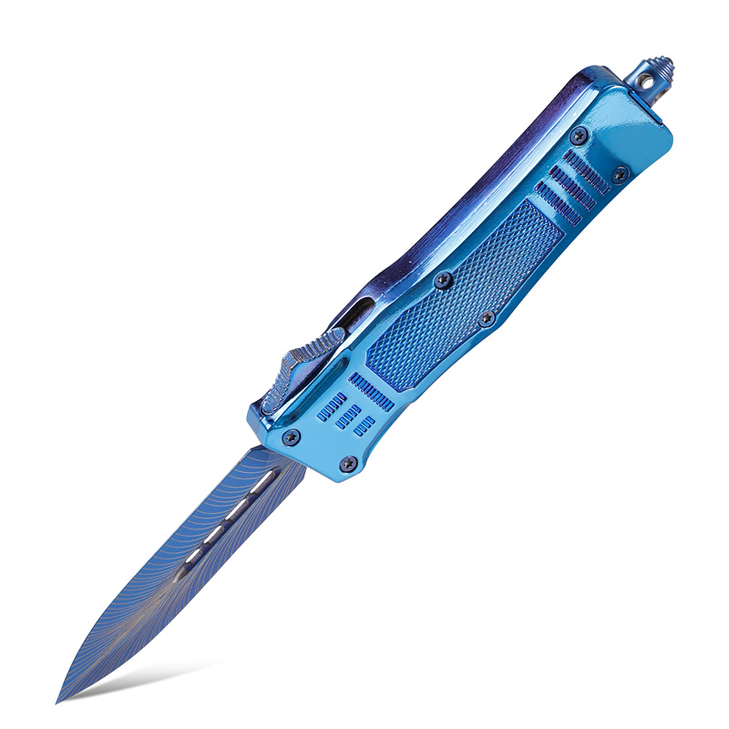 112SBLDMDP – 4.15″ Mavi Titanyum Han&ccedil;er Bı&ccedil;ağı OTF Bı&ccedil;ak